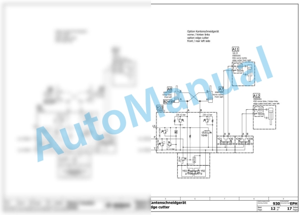 Bomag BW 174 AP-5 Tandem Vibratory Rollers Electric, Hydraulic Schematics Diagram 101871211001 - 101871219999-3