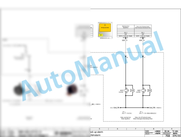 Bomag BW 177 D-5 Single Drum Vibratory Rollers Electric, Hydraulic Schematics Diagram 101587381001 - 101587381040-3