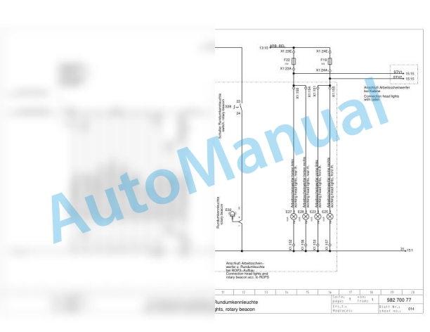 Bomag BW 177 DH-3 BVC Single Drum Vibratory Rollers Electric, Hydraulic Schematics Diagram 101581101011 - 101581109999-2