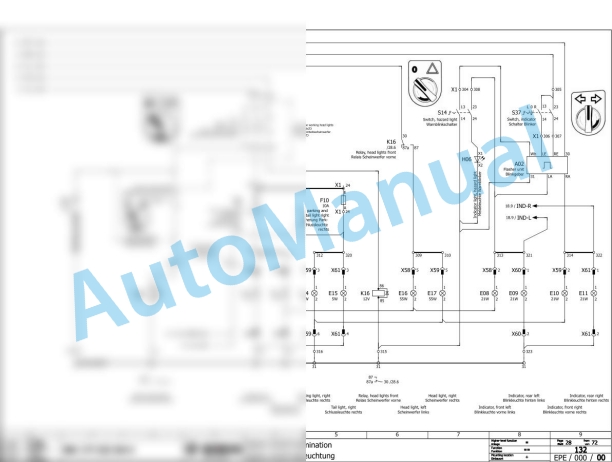 Bomag BW 177 DH-4 TCD Single Drum Vibratory Rollers Electric Schematics Diagram 101583321001 - 101583321138-2