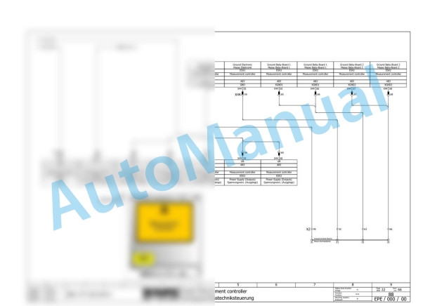 Bomag BW 179 DH-4 Single Drum Vibratory Rollers Electric Schematics Diagram 101583331001 - 101583331015-2