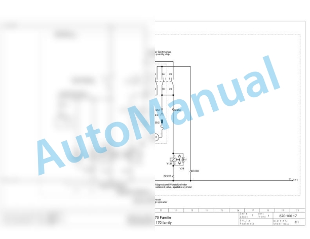 Bomag BW 184 AD Tandem Vibratory Rollers Electric Schematics Diagram 101870301069 - 101870301088-2