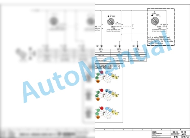 Bomag BW 190 AD-5 Tandem Vibratory Rollers Electric, Hydraulic Schematics Diagram 101921201001 - 101921209999-3