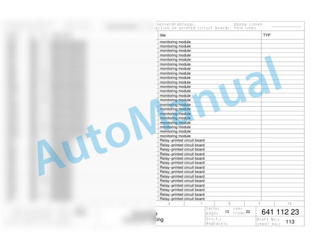 Bomag BW 202 AD-2 Tandem Vibratory Rollers Electric, Hydraulic Schematics Diagram 101640121141 - 101640121173-3