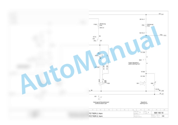 Bomag BW 202 AD-4 Tandem Vibratory Rollers Electric, Hydraulic Schematics Diagram 861920861001 - 861920861309-3