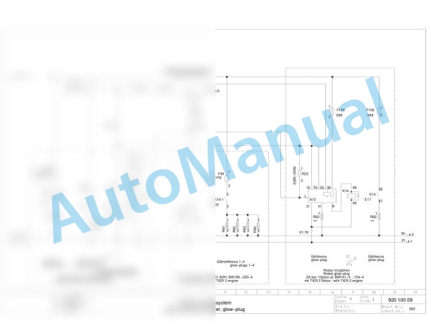 Bomag BW 203 AD-4 Tandem Vibratory Rollers Electric, Hydraulic Schematics Diagram 861920828080 - 861920828892-2