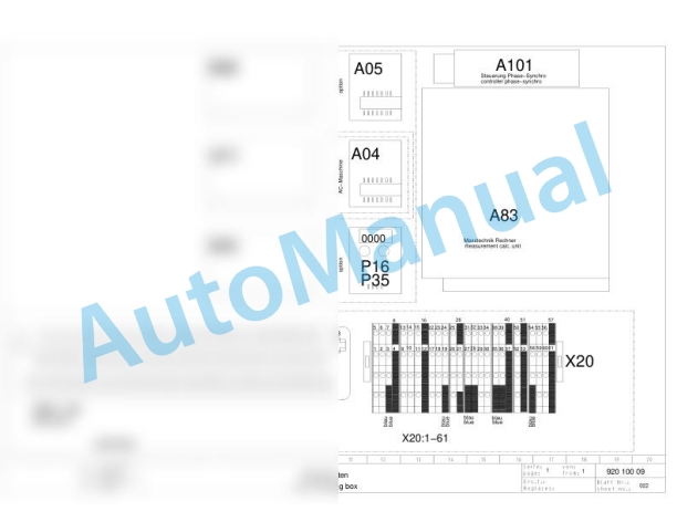 Bomag BW 203 AD-4 Tandem Vibratory Rollers Electric, Hydraulic Schematics Diagram 861920828080 - 861920828892-3