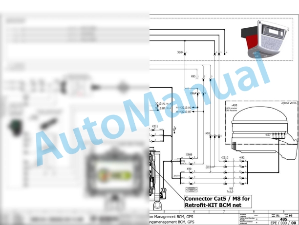 Bomag BW 206 AD-5 AM Tandem Vibratory Rollers Electric, Hydraulic Schematics Diagram 101921241001 - 101921249999-2