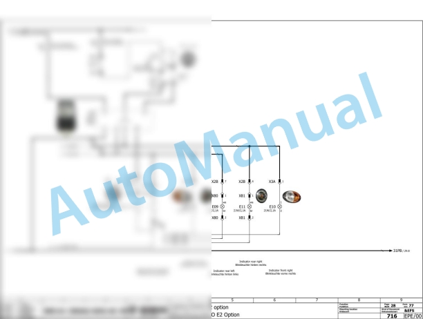 Bomag BW 206 AD-50 AM Tandem Vibratory Rollers Electric, Hydraulic Schematics Diagram 101921261001 - 101921269999-3