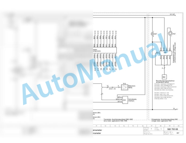 Bomag BW 211 D-3 Single Drum Vibratory Rollers Electric, Hydraulic Schematics Diagram 101580371411 - 101580371891-2