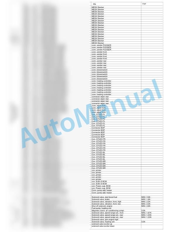 Bomag BW 211 D-40 Single Drum Vibratory Rollers Electric, Hydraulic Schematics Diagram 101582421001 - 101582429999-2