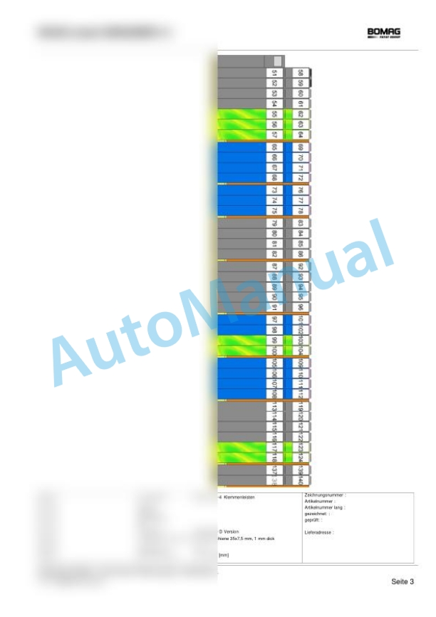 Bomag BW 211 D-40 Single Drum Vibratory Rollers Electric, Hydraulic Schematics Diagram 101582421001 - 101582429999-3