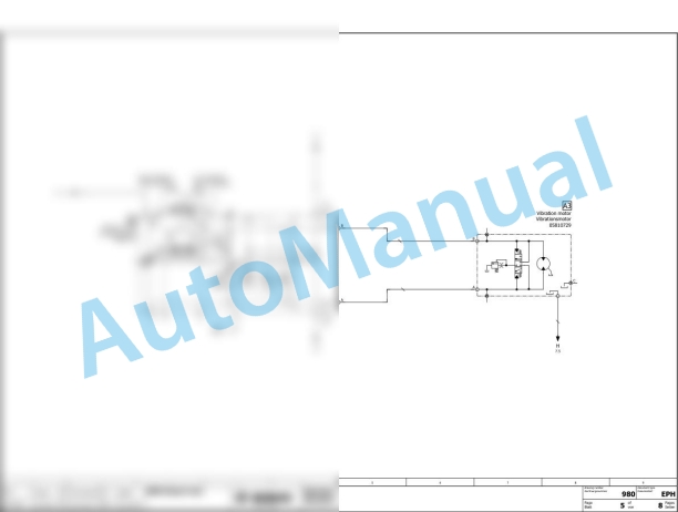Bomag BW 211 D-5 SL Single Drum Vibratory Rollers Electric Schematics Diagram 101584501001 - 101584509999-2