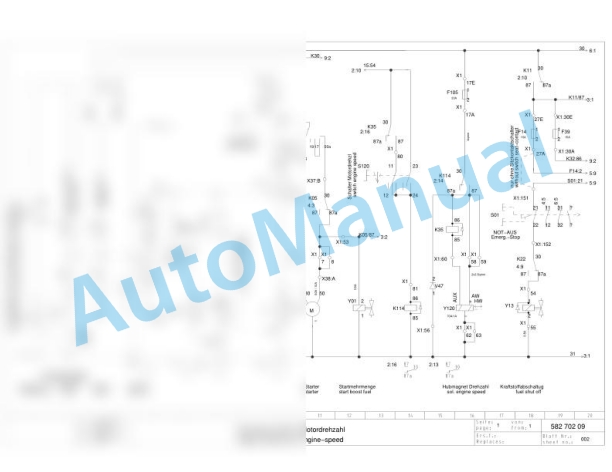 Bomag BW 211 PD-40 Single Drum Vibratory Rollers Electric, Hydraulic Schematics Diagram 101582471001 - 101582479999-2