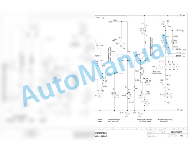 Bomag BW 211 PD-40 Single Drum Vibratory Rollers Electric, Hydraulic Schematics Diagram 101582471001 - 101582479999-3