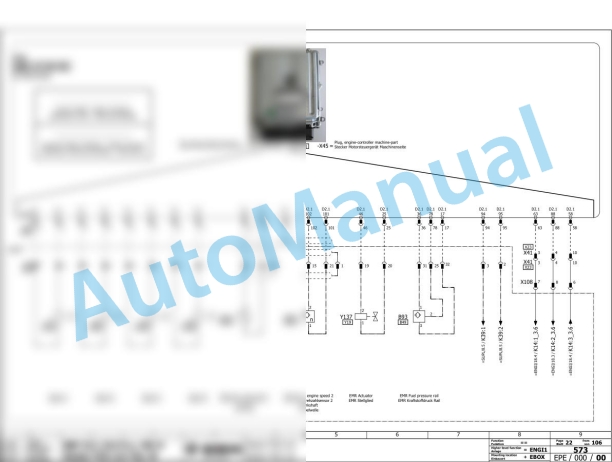 Bomag BW 211 PD-5 Single Drum Vibratory Rollers Electric, Hydraulic Schematics Diagram 101586101001 - 101586109999-2