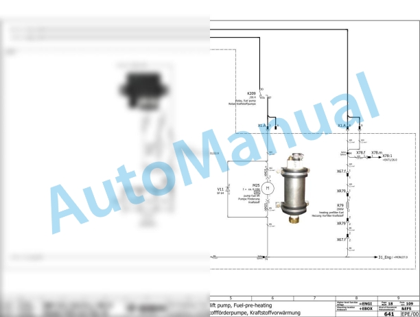 Bomag BW 211 PD-5 Single Drum Vibratory Rollers Electric, Hydraulic Schematics Diagram 101586101001 - 101586109999-3