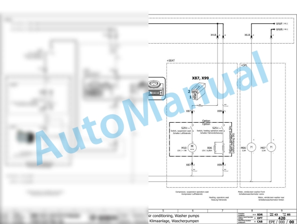 Bomag BW 211 PD-5 Single Drum Vibratory Rollers Electric, Hydraulic Schematics Diagram 101586601001 - 101586601017-2