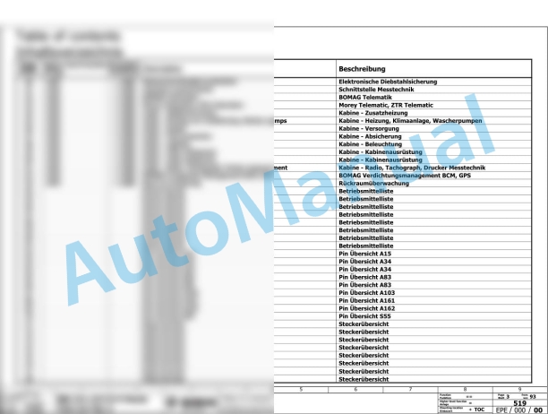 Bomag BW 211 PD-5 Single Drum Vibratory Rollers Electric, Hydraulic Schematics Diagram 101586601001 - 101586601017-3