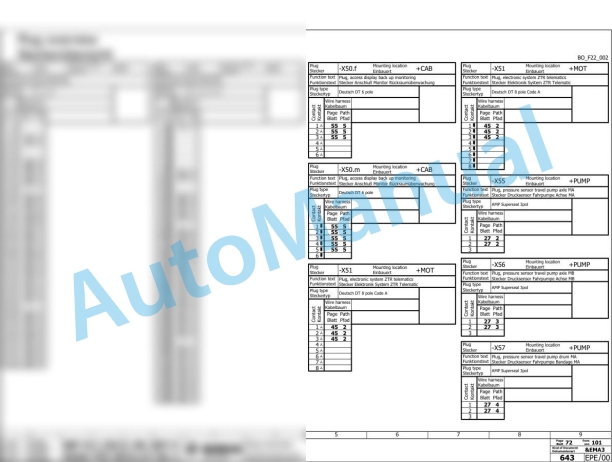 Bomag BW 211 PD-5 Single Drum Vibratory Rollers Electric, Hydraulic Schematics Diagram 101586701001 - 101586709999-3