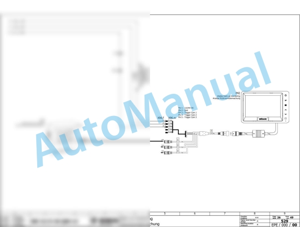 Bomag BW 212 D-40 BR Single Drum Vibratory Rollers Electric, Hydraulic Schematics Diagram 961582331002 - 961582331003-2