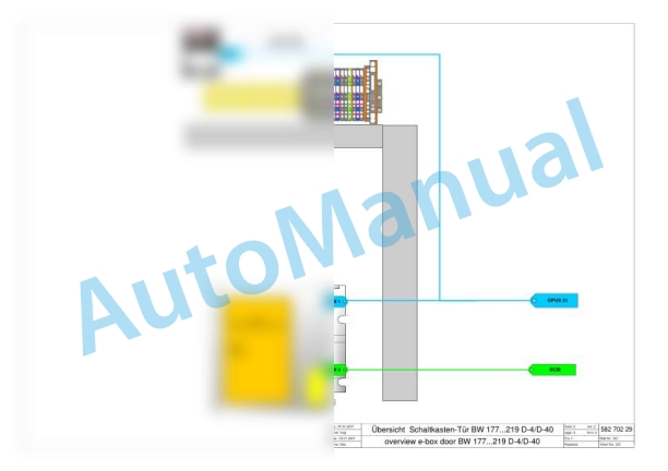 Bomag BW 212 D-40 Single Drum Vibratory Rollers Electric, Hydraulic Schematics Diagram 901583381001 - 901583381201-3