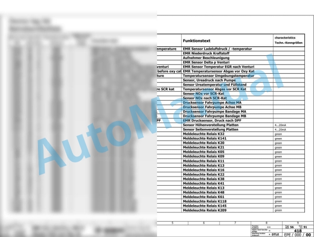 Bomag BW 212 DH-5 Single Drum Vibratory Rollers Electric, Hydraulic Schematics Diagram 101586131001 - 101586139999-2