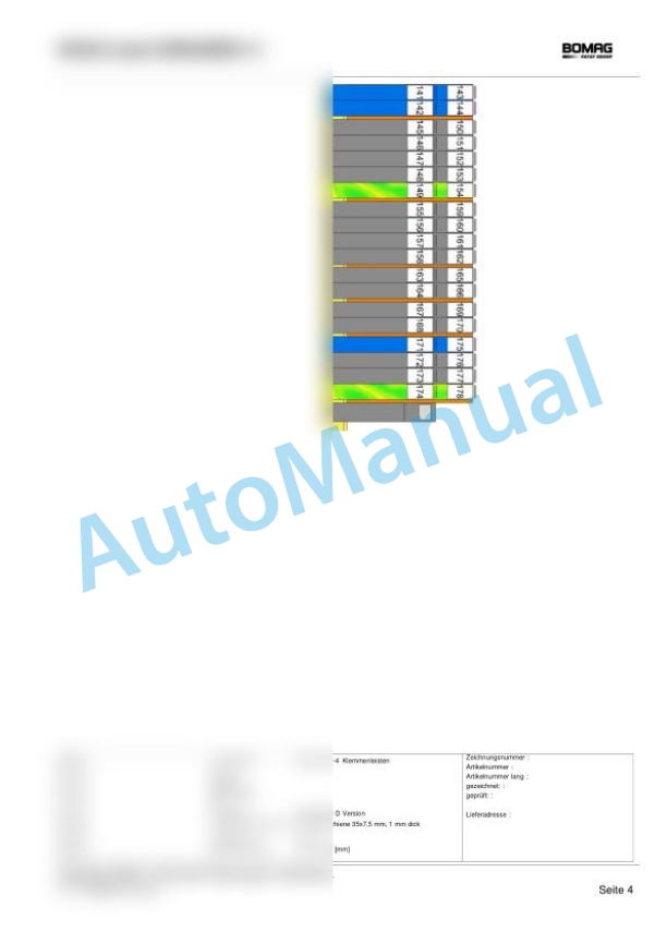 Bomag BW 212 PD-40 Single Drum Vibratory Rollers Electric, Hydraulic Schematics Diagram 101582481001 - 101582489999-2
