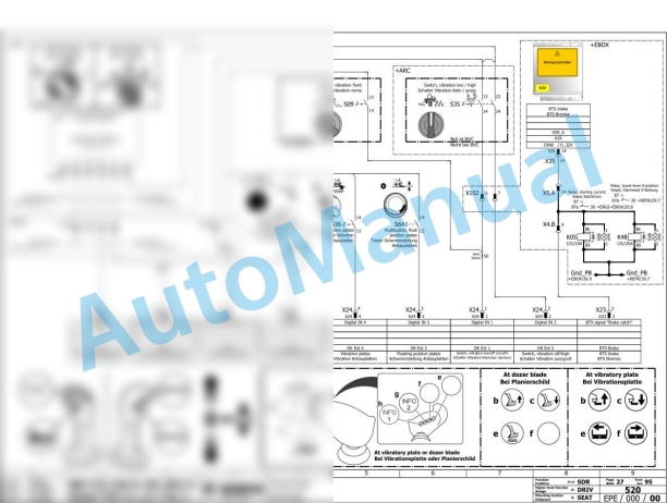 Bomag BW 213 BVC-5 Single Drum Vibratory Rollers Electric, Hydraulic Schematics Diagram 101586211001 - 101586211015-3