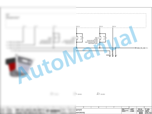 Bomag BW 213 BVC-5 TIER 3 Single Drum Vibratory Rollers Electric, Hydraulic Schematics Diagram 101586741001 - 101586749999-2
