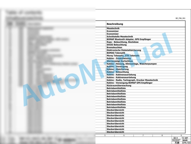 Bomag BW 213 BVC-5 TIER 3 Single Drum Vibratory Rollers Electric, Hydraulic Schematics Diagram 101586741001 - 101586749999-3