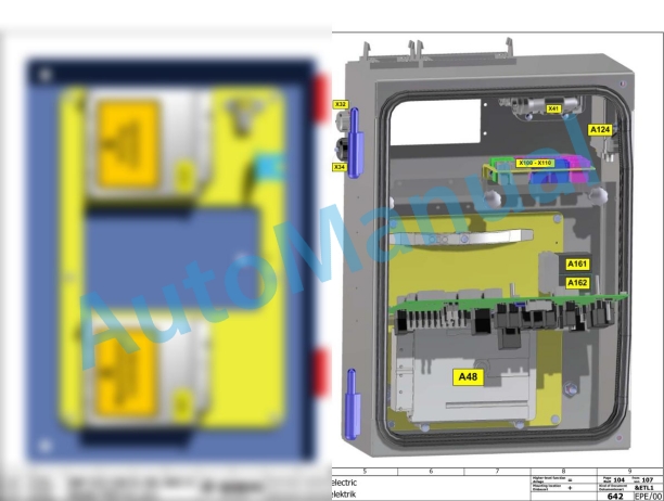 Bomag BW 213 BVC-P-5 Single Drum Vibratory Rollers Electric, Hydraulic Schematics Diagram 101586901001 - 101586909999-2