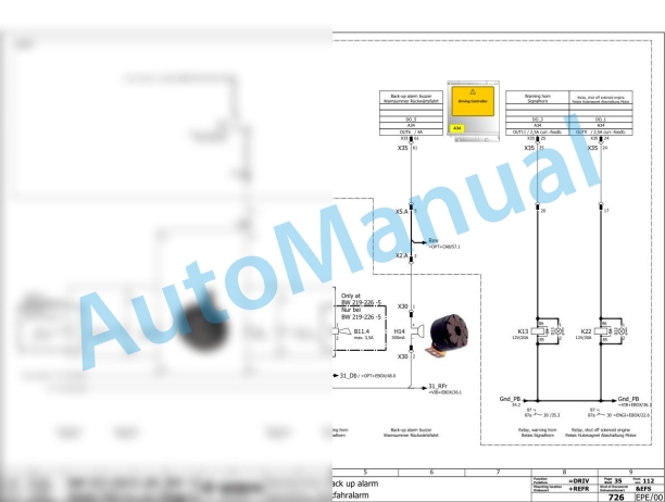 Bomag BW 213 BVC-P-5 Single Drum Vibratory Rollers Electric, Hydraulic Schematics Diagram 101586901001 - 101586909999-3