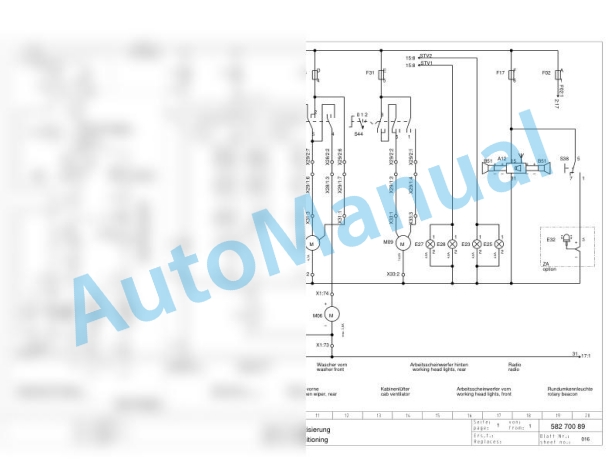 Bomag BW 213 D-3 Single Drum Vibratory Rollers Electric, Hydraulic Schematics Diagram 101581421001 - 101581421214-2