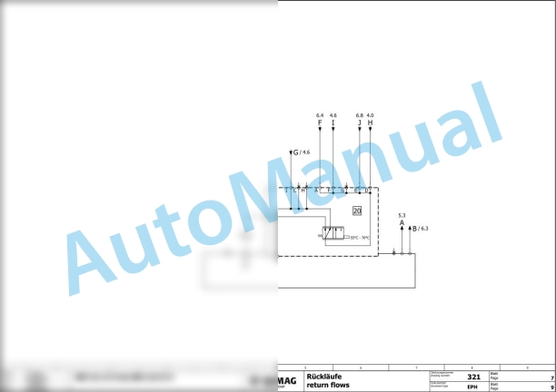 Bomag BW 213 D-5 Single Drum Vibratory Rollers Hydraulic Schematics Diagram 101587491001 - 101587499999-3