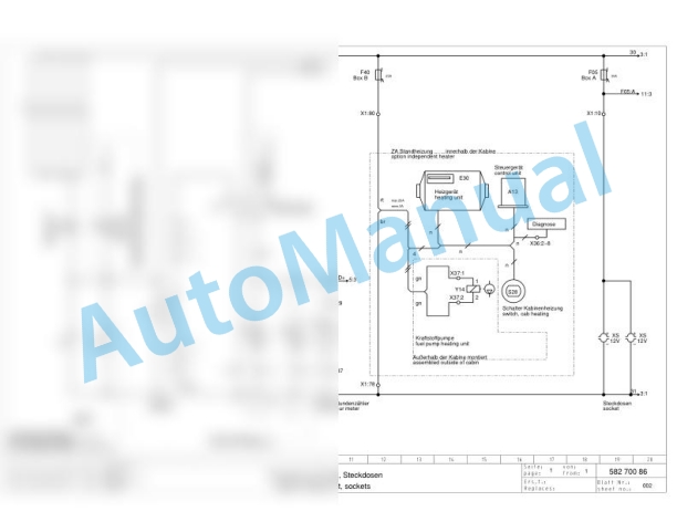 Bomag BW 213 DH-3 Single Drum Vibratory Rollers Electric, Hydraulic Schematics Diagram 101580391007 - 101580391020-2