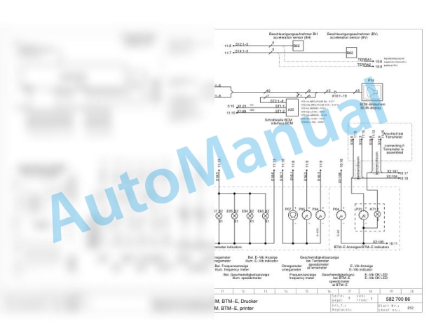 Bomag BW 213 DH-3 Single Drum Vibratory Rollers Electric, Hydraulic Schematics Diagram 101580391007 - 101580391020-3