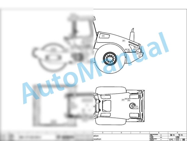 Bomag BW 213 DH-4 Single Drum Vibratory Rollers Electric, Hydraulic Schematics Diagram 101584111001 - 101584111115-3