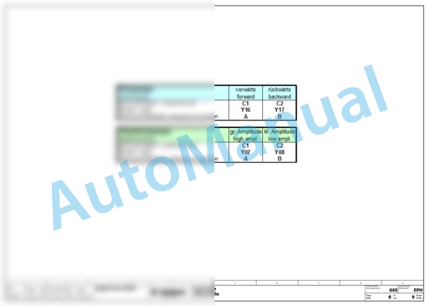 Bomag BW 213 PD-5 Single Drum Vibratory Rollers Electric, Hydraulic Schematics Diagram 101587591001 - 101587599999-2