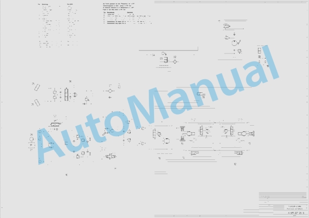 Bomag BW 213 PDH-3 Single Drum Vibratory Rollers Electric, Hydraulic Schematics Diagram 101581441001 - 101581441013
