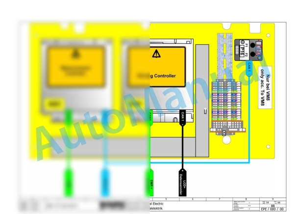 Bomag BW 213 PDH-4 Single Drum Vibratory Rollers Electric, Hydraulic Schematics Diagram 101583151001 - 101583151046-2