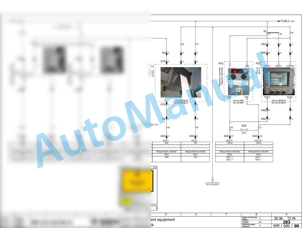 Bomag BW 213 PDH-4i Single Drum Vibratory Rollers Electric Schematics Diagram 101585321001 - 101585321071-3