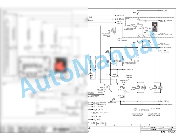 Bomag BW 214 D-5 Single Drum Vibratory Rollers Electric, Hydraulic Schematics Diagram 101586241001 - 101586249999-2
