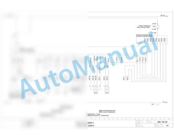 Bomag BW 214 PDH-4 Single Drum Vibratory Rollers Electric, Hydraulic Schematics Diagram 101583201001 - 101583209999-2