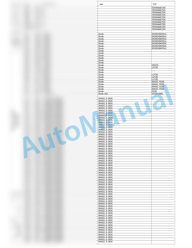 Bomag BW 216 D-3 Single Drum Vibratory Rollers Electric Schematics Diagram 101580401099 - 101580401154-3