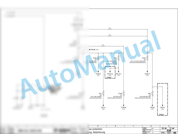 Bomag BW 216 D-40 Single Drum Vibratory Rollers Electric, Hydraulic Schematics Diagram 101583391001 - 101583391418-2