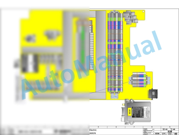 Bomag BW 216 D-40 Single Drum Vibratory Rollers Electric, Hydraulic Schematics Diagram 101583391001 - 101583391418-3
