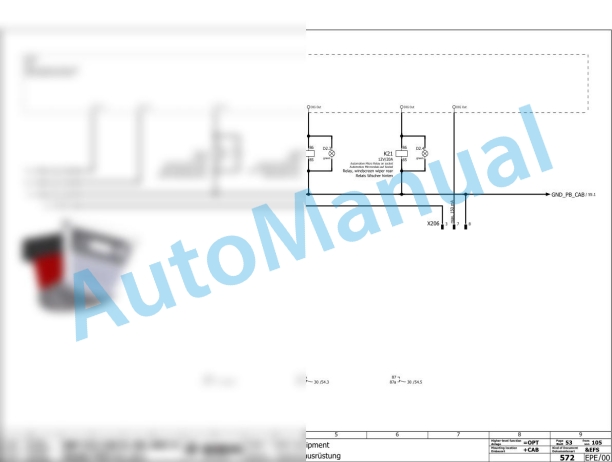 Bomag BW 216 D-5 Single Drum Vibratory Rollers Electric, Hydraulic Schematics Diagram 101586251001 - 101586259999-3