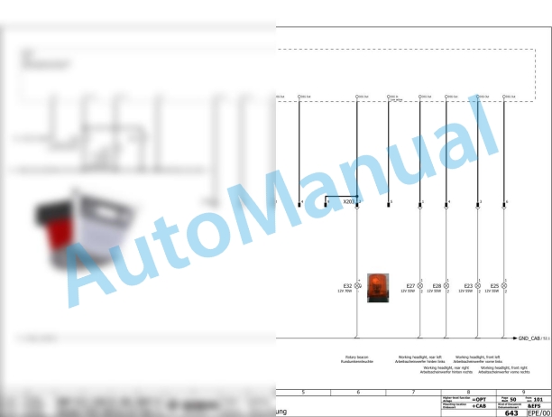 Bomag BW 216 PD-5 TIER 3 Single Drum Vibratory Rollers Electric, Hydraulic Schematics Diagram 101586761001 - 101586769999-2