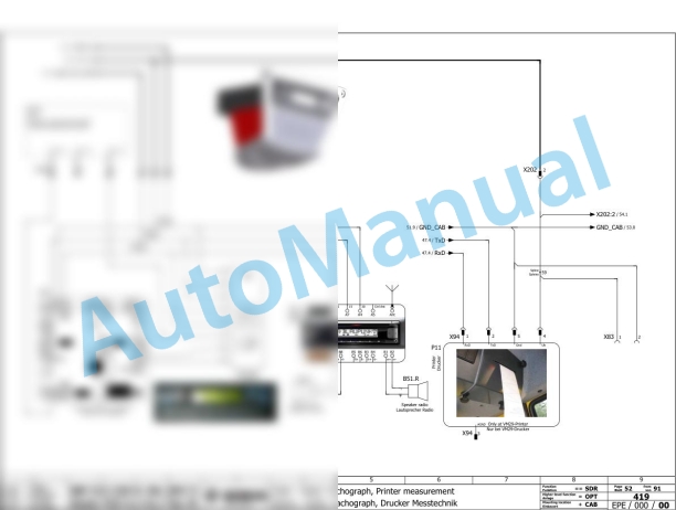 Bomag BW 216 PDH-5 Single Drum Vibratory Rollers Electric, Hydraulic Schematics Diagram 101586301001 - 101586301007-2